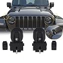 Locking Hood Latches for Jeep Wrangler JL 2018-2026 & Gladiator JT - Anti-Theft Hood Pins Security Kit (2 Pieces)