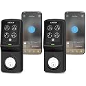 Lockly Smart Lock Model 7S, Bluetooth Smart Door Lock, Keyless Entry with PIN Genie® Digital Keypad, Front Door Lock Deadbolt, Voice Control & Auto Lock (Pack of 2)