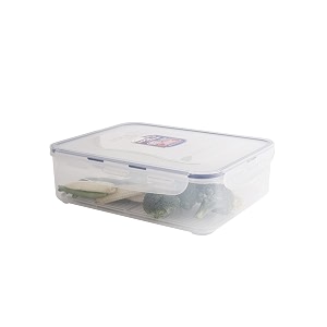 locknlock airtight food container with lid 3900ml leak proof bpa free plastic container for kitchen storage  microwave safe fresh fruitsvegetables fridge container amp organizer