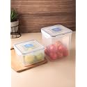 LocknLock Large Storage Container Set (1200ml x 2, 2600ml x 1) – 3 Containers, Airtight Food Storage Boxes for Kitchen