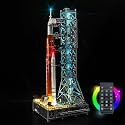 LocoLee LED Light Kit Compatible with Lego NASA Artemis Space Launch System 10341 (No Models Only Light) Creative Lighting Set Accessories Compatible with Lego 10341 SLS Set (RC Version Light Kit)