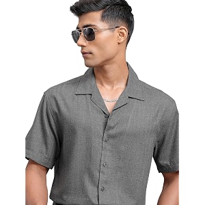 Locomotive Mens Relaxed Fit Shirts Solid