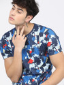 LOCOMOTIVE Printed Men Round Neck Multicolor T-Shirt