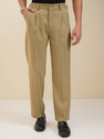 LOCOMOTIVE Regular Fit Men Khaki Trousers