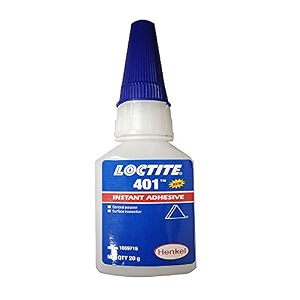 loctite 401 general purpose instant adhesive  rapid bonding of wood paper leather and fabric  for quick repairs  20 g