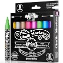 Loddie Doddie Liquid Chalk Markers, Chalkboard Markers, 6mm Point, 8 Pack