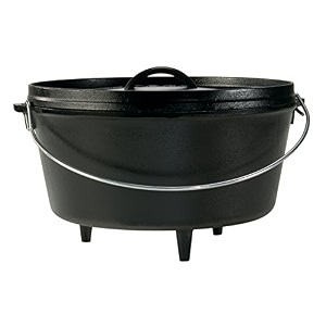 lodge 1234 8-qt cast iron dutch oven d12dco3