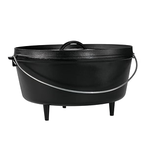 lodge deep camp dutch oven - 10 qt