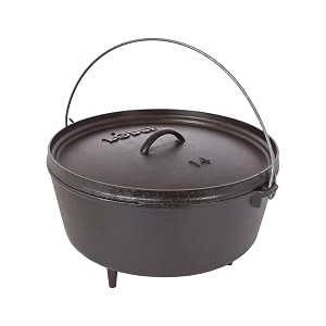 lodge l10dco3 deep camp dutch oven 5-quart