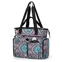 LoDrid Nurse Bag Work Tote with 15.6 Inch Laptop Storage Layer, Totem