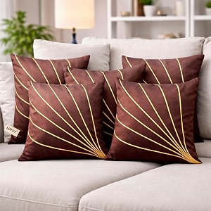 LOFEY Dupion Silk Cushion Cover 16 x