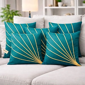 LOFEY Dupion Silk Cushion Cover 16 x