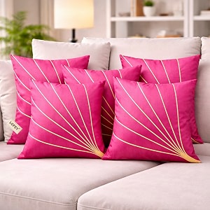 LOFEY Dupion Silk Cushion Cover 16 x