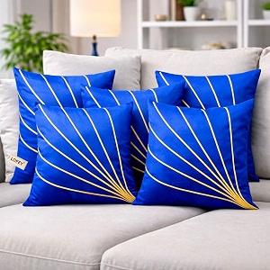 LOFEY Dupion Silk Cushion Cover 16 x