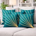 LOFEY Dupion Silk Cushion Cover 16 x