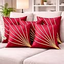 LOFEY Dupion Silk Cushion Cover 16 x