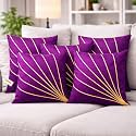 LOFEY Dupion Silk Cushion Cover 16 x