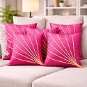 LOFEY Dupion Silk Cushion Cover 16 x