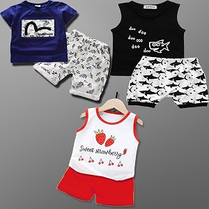 LOFN Cotton Clothing Sets for Baby Boys