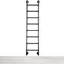 Loft Ladder 10 Foot Mounted, Basement Window Well Egres Ladder Heavy-Duty, Mount Wall Only for Dorm Lofted Bed Basement