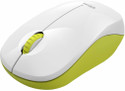 Logestic Wireless Mouse Wireless Ambidextrous Optical Mouse With Bluetooth (USB 2.0, Yellow)