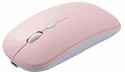 Logestic Wireless Mouse Wireless Ambidextrous Optical Mouse With Bluetooth (USB 2.0, Pink)