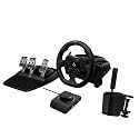 Logitech G923 Racing Wheel and Pedals + RS Shifter &amp; Handbrake + Racing Adapter Bundle - PS5/PS4/PC
