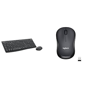 logitech mk295 silent wireless mouse amp keyboard combo with silenttouch technology full numpad adva