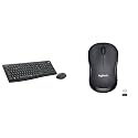 Logitech MK295 Silent Wireless Mouse & Keyboard Combo with SilentTouch Technology, Full Numpad, Adva
