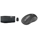 Logitech MK850 Multi-Device Wireless Keyboard and Mouse Set, 2.4GHz Wireless & Bluetooth, Curved Key