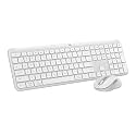 Logitech MK950 Signature Slim Wireless Keyboard and Mouse Combo, Sleek Design, Quiet Typing and Clicking, Switch Across Three Devices, Bluetooth, Multi-OS, Works with Windows and Mac - White