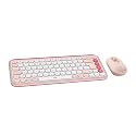 Logitech POP ICON Wireless Bluetooth Keyboard and Mouse Combo - Rose