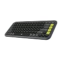 Logitech POP ICON Keys Wireless Bluetooth Keyboard - Graphite and Green