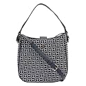 Logo Black Polyester Sling Bag