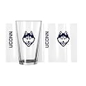 Logo Brands NCAA 16 oz Pint Glass - Durable Glass With Bold Team Color– Chip-Resistant Rim Drinkware For Fans, Tailgates, Home Bars & Everyday Use