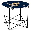 Logo Brands NCAA Notre Dame Fighting Irish Round Table, One Size, Team Color, navy (190-31-1)