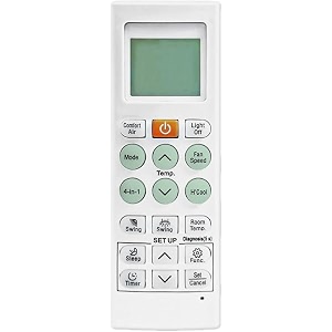 lohaya air conditioner remote compatible for lg split ac remote control  compatible for lg ac remote  white ac-36k akb73595915 