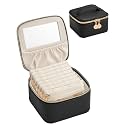 Lolalet Travel Jewelry Organizer for Women, Jewelry Case with Mirror