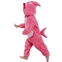LOLANTA Boys' Girls' Dinosaur Shark Costume Flannel Jumpsuits Animal Onesie