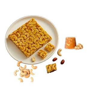 lonavala foods famous cashews chikki bars - 200 grams  no added preservatives amp colours  kaju bars made with jaggery  sweet kaju cashews gajak bar