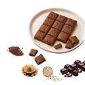 LONAVALA FOODS Famous Chocolate Malai Chikki - 500 grams, 48 Pieces | No Added Preservatives And Colours | Aromatic Seasme Seed, Crunchy Nuts, Chocolate &amp; Jaggery | Indian Sweet Butter Chikki Bars