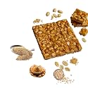 LONAVALA FOODS Famous Peanut Rajgira Chikki Box - 400 grams | No Added Preservatives and Colours | Rajgira Groundnut Chikki Made with Jaggery | Sweet Rajgira Peanut Gajak Chikki Bar