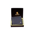 LONDON ALLEY Slavia Blue Leather Wallet for