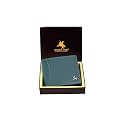 LONDON ALLEY Slavia Green Leather Wallet for