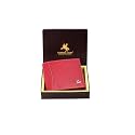 LONDON ALLEY Slavia Red Leather Wallet for