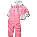 LONDON FOG girls Snowsuit With Snowbib and Puffer Jacket