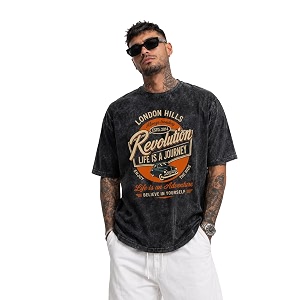 London Hills Mens Oversized t Shirt for