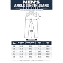 London Hills Mens Ankle Length Denim Jeans