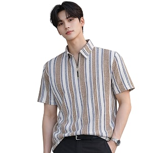 London Hills Mens Loose Fit Half Sleeve