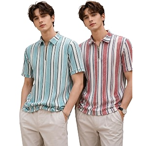 London Hills Mens Loose Fit Half Sleeve